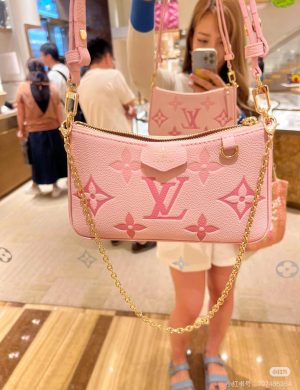 LV Pink Mahjong Bun