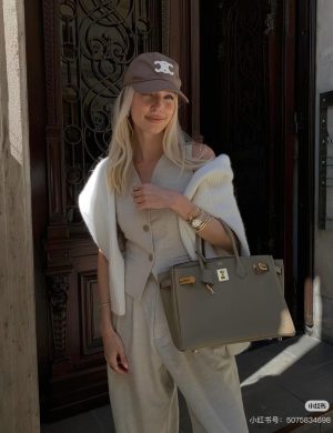 Hermes Birkin30 Gold Buckle Elephant Grey Li Birkin30 Elephant Grey