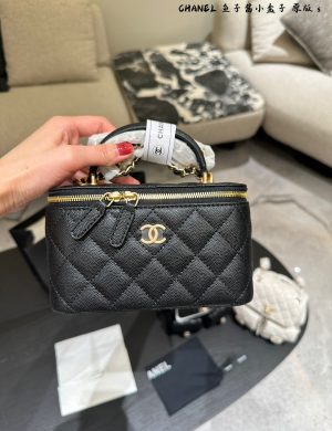 Chanel Long Box P225 Four Seasons Series [happy] Litchi Skin Long Box