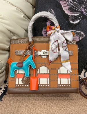 Hermes New Birkin House Handbag the Elements