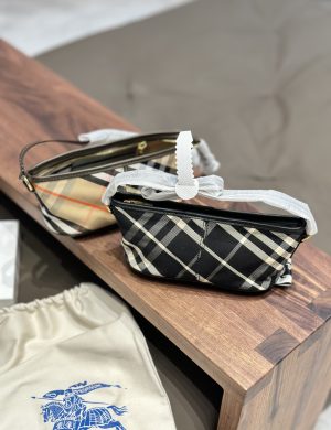 Burberry Women's Mini Underarm Bag New Pattern Jacquard Women's Mini