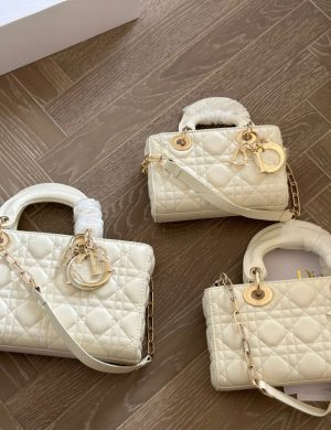 Dior Lady's New Long Sheepskin Full Set Packaging Dior's All-new D-joy