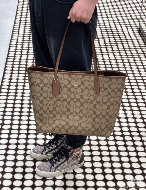 Coach's Latest Version of Buckle Tote Bag
