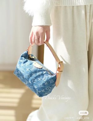LV Denim Lunch Box Bag. I've Been Looking Forward to It Day and Night