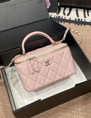 Chanel Handle Makeup Small Box Opening It