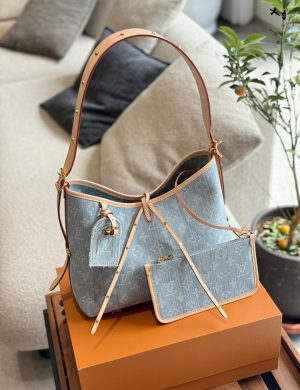 LV Denim Denim Carryall
