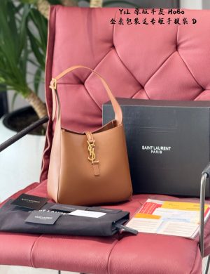 Ysl's New Hobo Bucket All Black Hobo Armpit Bucket Bag