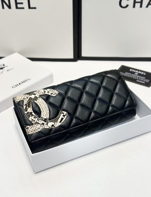 Chanel Explosive Sheepskin Double Fold Wallet Style Classic