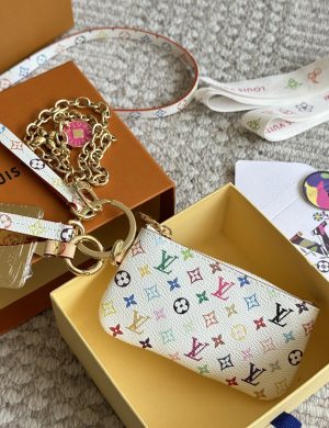 LV Murakami Takashi Limited Edition Phone Chain Bag