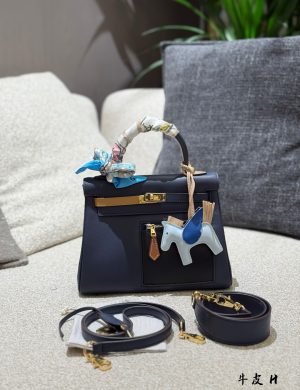 Hermes Kelly Colorectal Bag Imported Top Layer