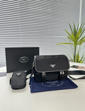Prada's Latest Single Shoulder Crossbody Bag and Mailman Bag