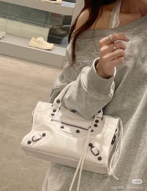 Balenciaga Motorcycle Silver