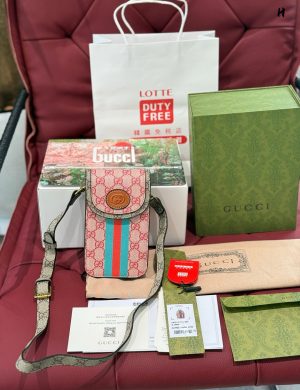 Gucci Phone Bag Complete Set Packaging 10 × 19