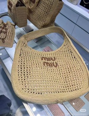 Miumiu Woven Tote