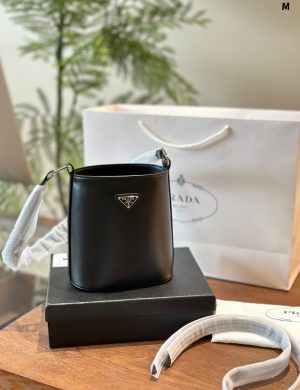 Prada Triangle Label Bucket Bag Prada's New Bucket Bag