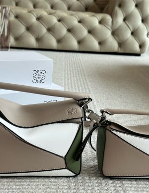 Loewe Geometry Package Puzzle a Very Textured Color, the New Blue