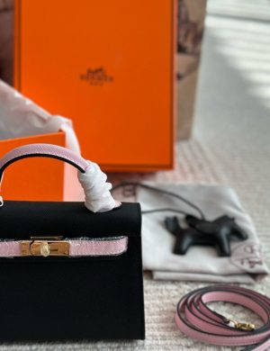 Hermes Kelly Palm Pattern Calfskin, Material Imported, Size: 28cm