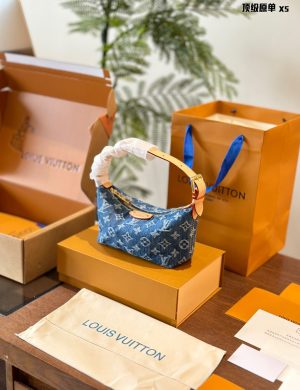LV Vintage Denim Bag 2024 New Denim Denim Series