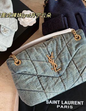 YSL Cloud Bag Loulou Jeans