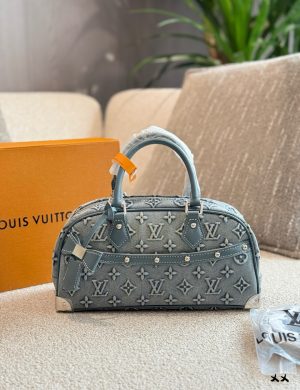LV Denim Bowling Ball 30cm Box Packaging