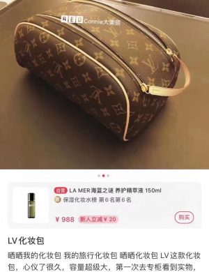 LV 2-in-1 Makeup Bag