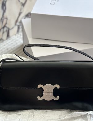 Celine's New Black Silver Lola Handbag the New Season's Lola Silver