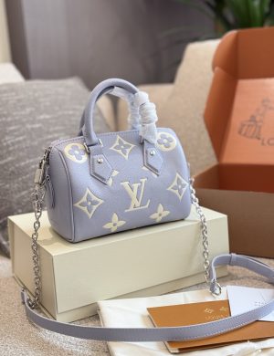 LV Spring New Taro Mud Color Pillow Bag 20cm Double Box Packaging