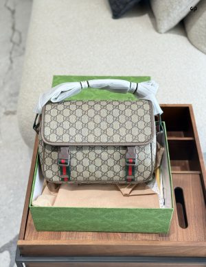 Gucci Men's Postman Bag 27cm Box Packaging Ophidia Series Small