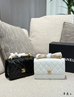 Chanel's Double Gold Beads