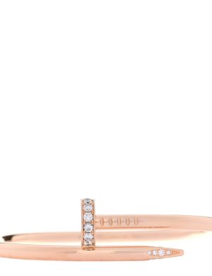 Cartier 18K Pink Gold Diamond Juste Un Clou Bracelet