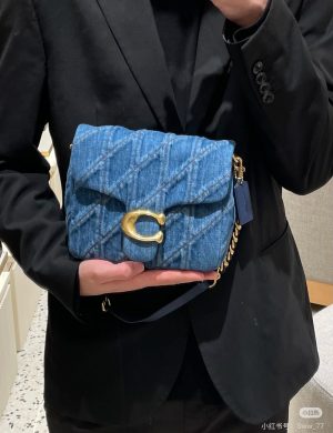 Coach Denim Small Square Bag