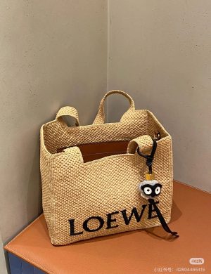 Loewe Grass Woven Bag