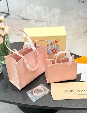 LV Jungle Pink the Warm, Gentle, and Creamy Ivonthego Tote Bag with a