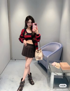 Miumiu Canvas Bucket Bag