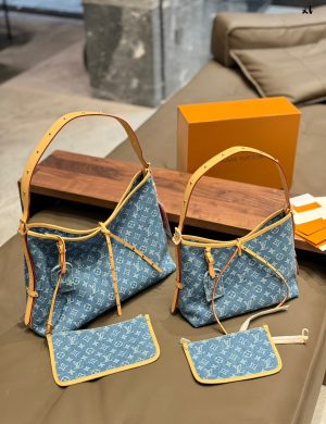 Lv24 Limited Edition Denim Cowboy Carryall Denim Denim Material
