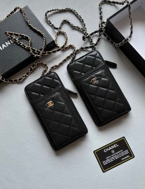 Chanel Multi Functional Phone Bag Shoulder Back Counter Quality