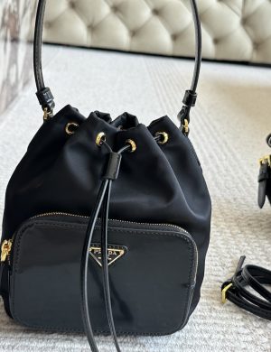 Prada Hobo Nylon Bucket Seeing the