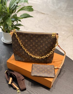 LV Renovation Bag Shopping Bag Hobo Chain Bag 2-in-1 30cm