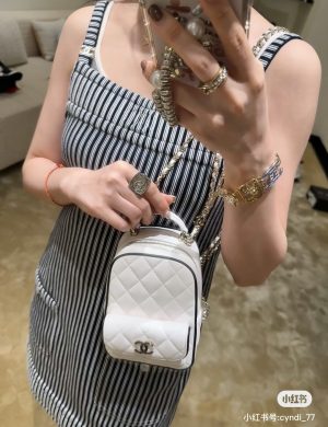 Chanel 25p Black and White Border Panda