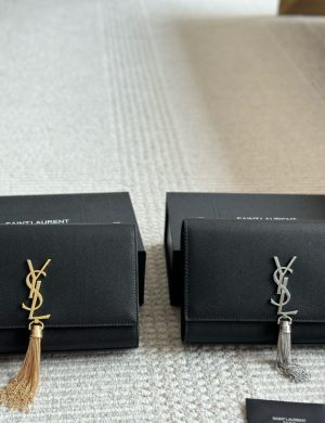 YSL WOC Envelope Package Kate Caviar