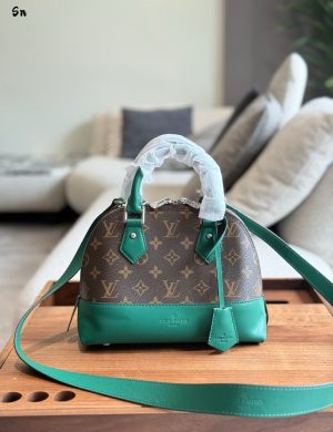 LV Renovation Old Flower Shell Bag 23cm