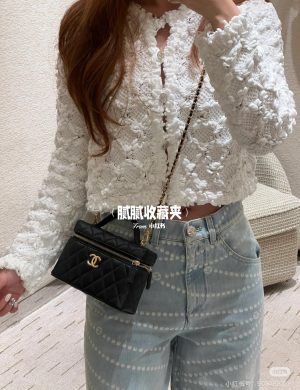 Chanel Brushed Gold Emblem