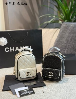Chanel Panda Color Multi Purpose Small Shoulders 25p New Sheepskin