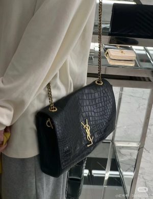 YSL Double-sided Crocodile/caramel