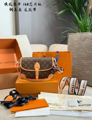 LV New Diane Vintage Flower Stick Bag