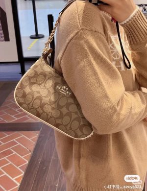 Coachteri Underarm Shoulder/crossbody Bag with Convex Features Teri