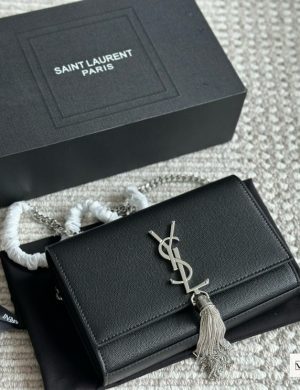 YSL WOC Envelope Package Kate Caviar