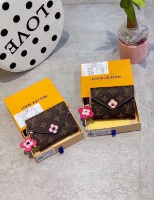 LV Clover Bean Blossoms Classic Emlle Wallet Elegant and Practical