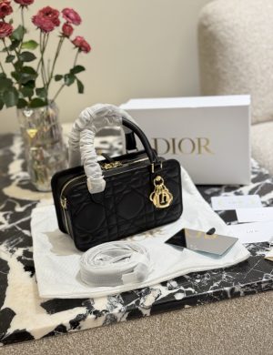 Dior Sheepskin Mini Small Square Bag Doctor Bag