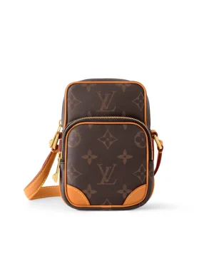 AMAZONE CROSS-BODY BAG BROWN CALF LEATHER M14024 – LW279